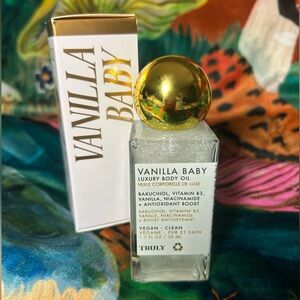 Brand New TRULY Vanilla Baby Luxury Body Oil